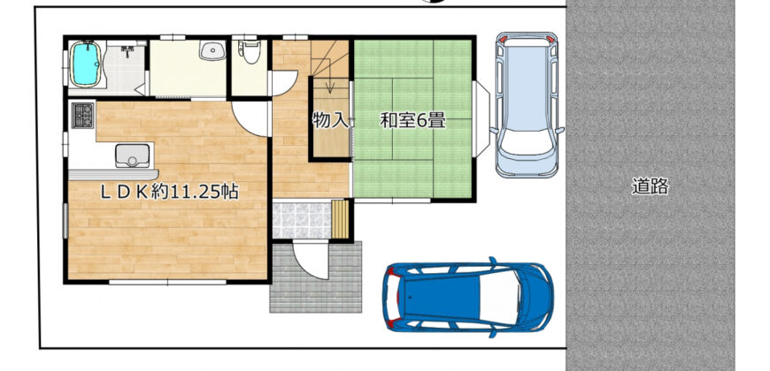 Casa à venda em Yochinogawa, Kawajimacho por ¥36,000/mês