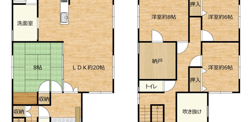 Casa à venda em Tsuruga, Wakabacho por ¥80,000/mês