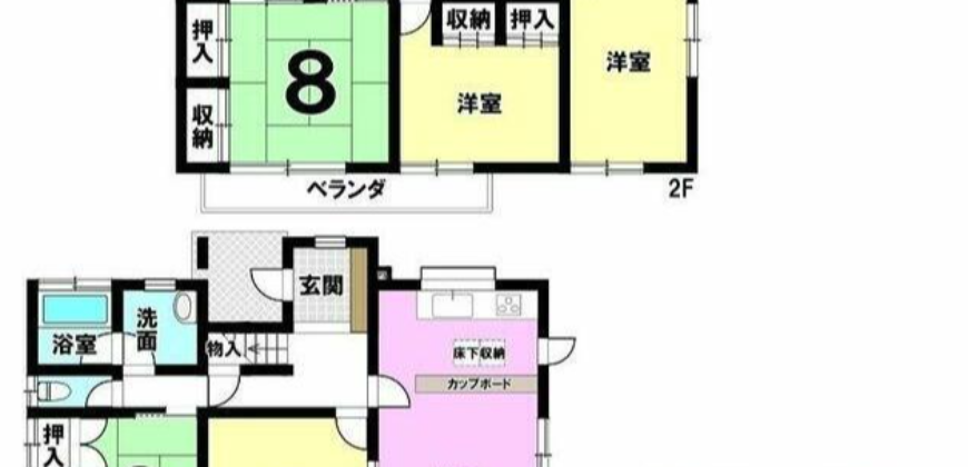 Casa à venda em Inazawa, Higashimidoricho por ¥63,000/mês