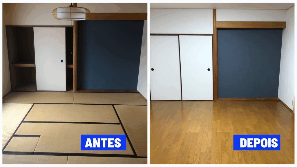 REFORMA DE CÔMODO DE TATAMI