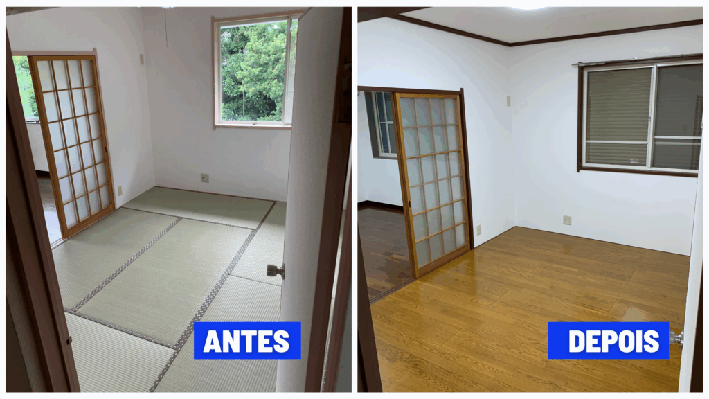 REFORMA DE CÔMODO DE TATAMI