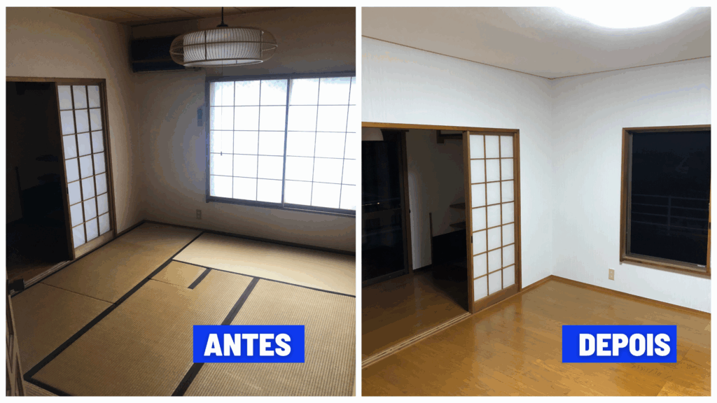REFORMA DE CÔMODO DE TATAMI