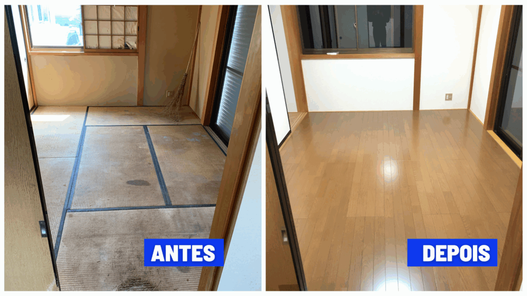 REFORMA DE CÔMODO DE TATAMI